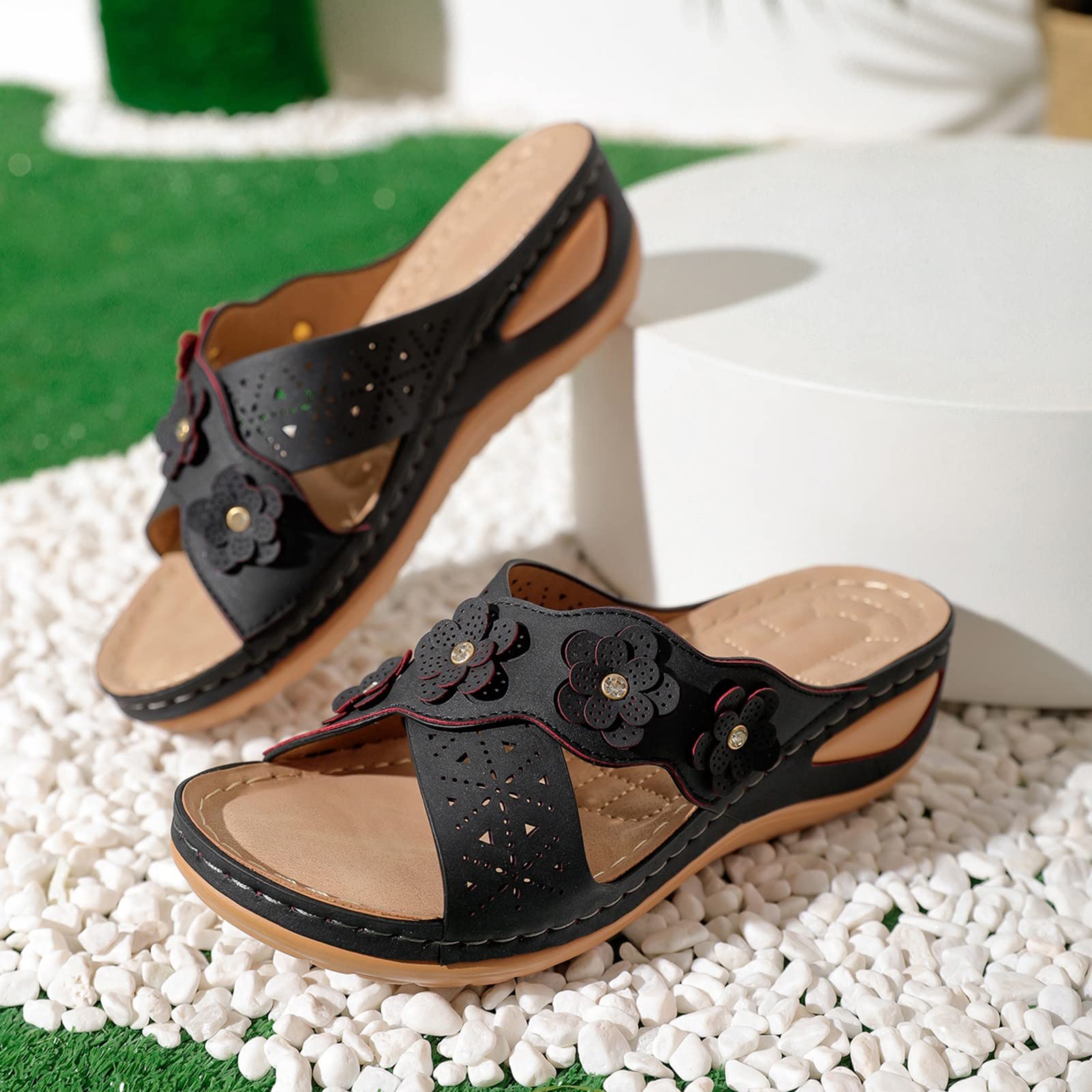 Pantoletten Hausschuhe Damen Sommer Deichmann Herren Teil Leder