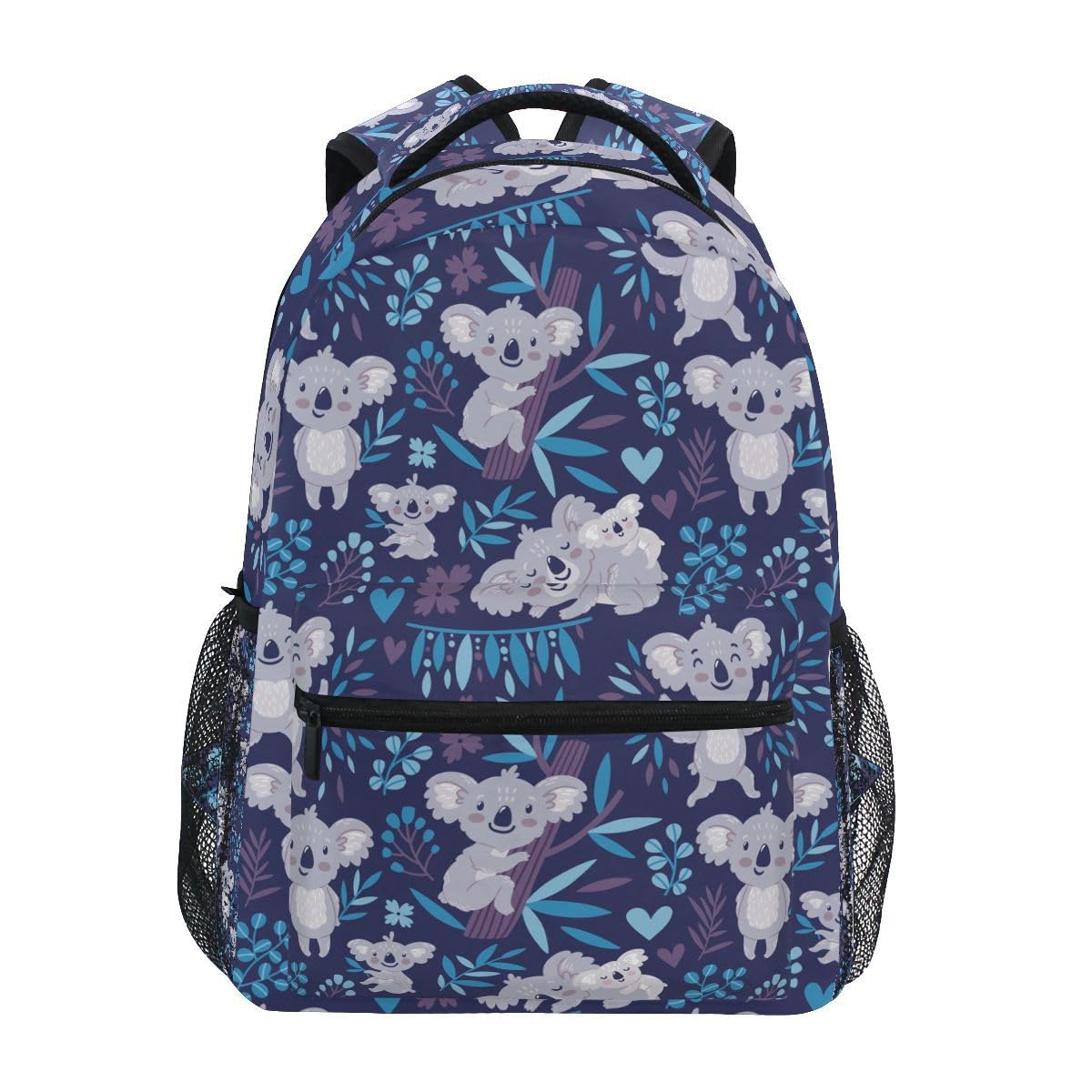 Jumpbear Girls Blue Backpacks School Bookbags Casual Daypack Travel Outdoor Backpack For Boys Womens Mens Teenage Koala