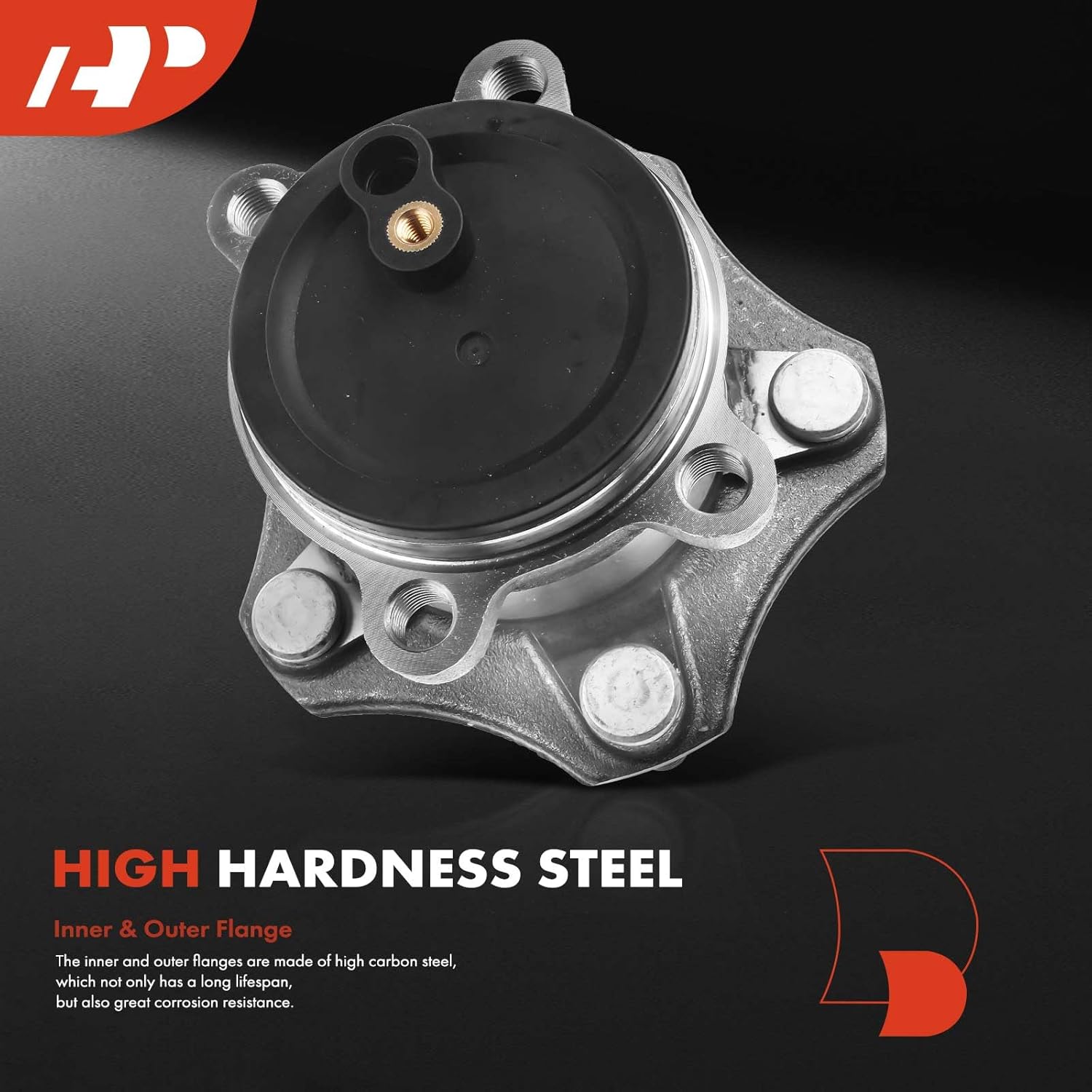 A-Premium Rear Wheel Bearing and Hub Assembly with 5-Lug Compatible with Mazda 3 2014 2015 2016 2017 2018