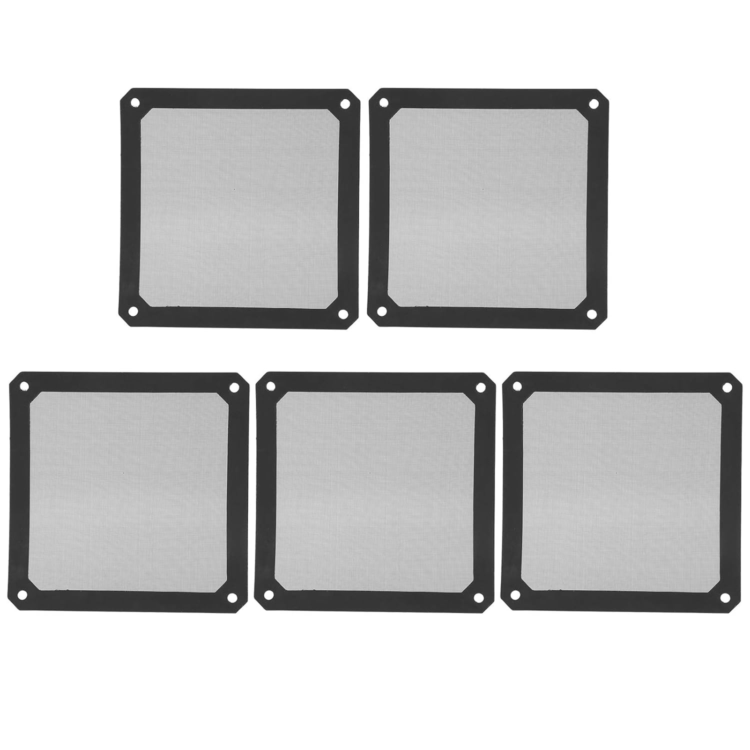 120x120mm PC Dust Filter, 5Pcs PC Case PVC Frame