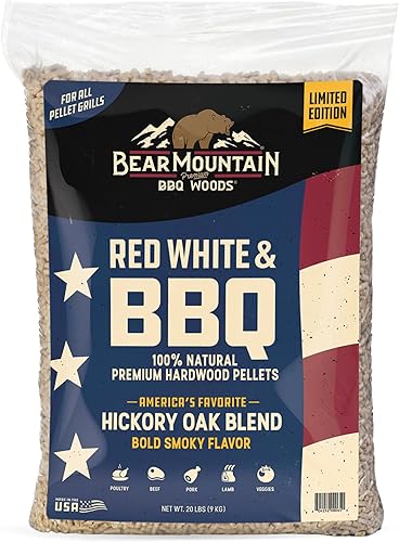 Miniatura 20 de Bear Mountain BBQ Premium Wood Butcher's Blend - Gránulos para ahumar, mezcla de pellets de madera dura totalmente natural para asar al aire libre