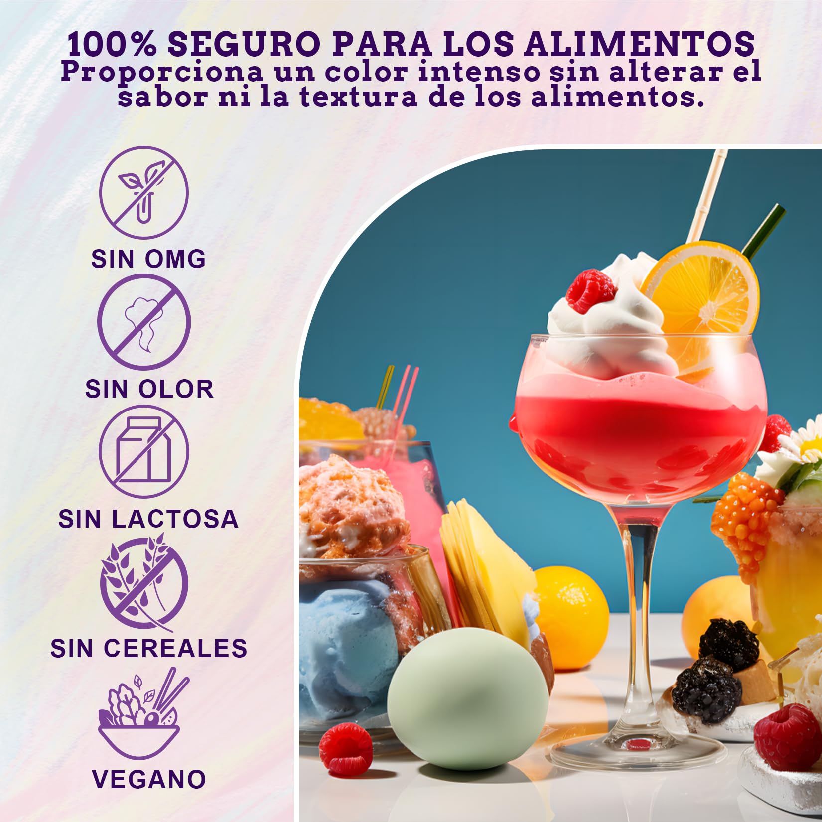 Colorante Alimentario Rojo - 30ml×3 Botellas Colorante Alimentario Alta Concentración Liquid Set para Repostería, Decoración de Tartas, Caramelos, Bebidas, Macarons — view 3