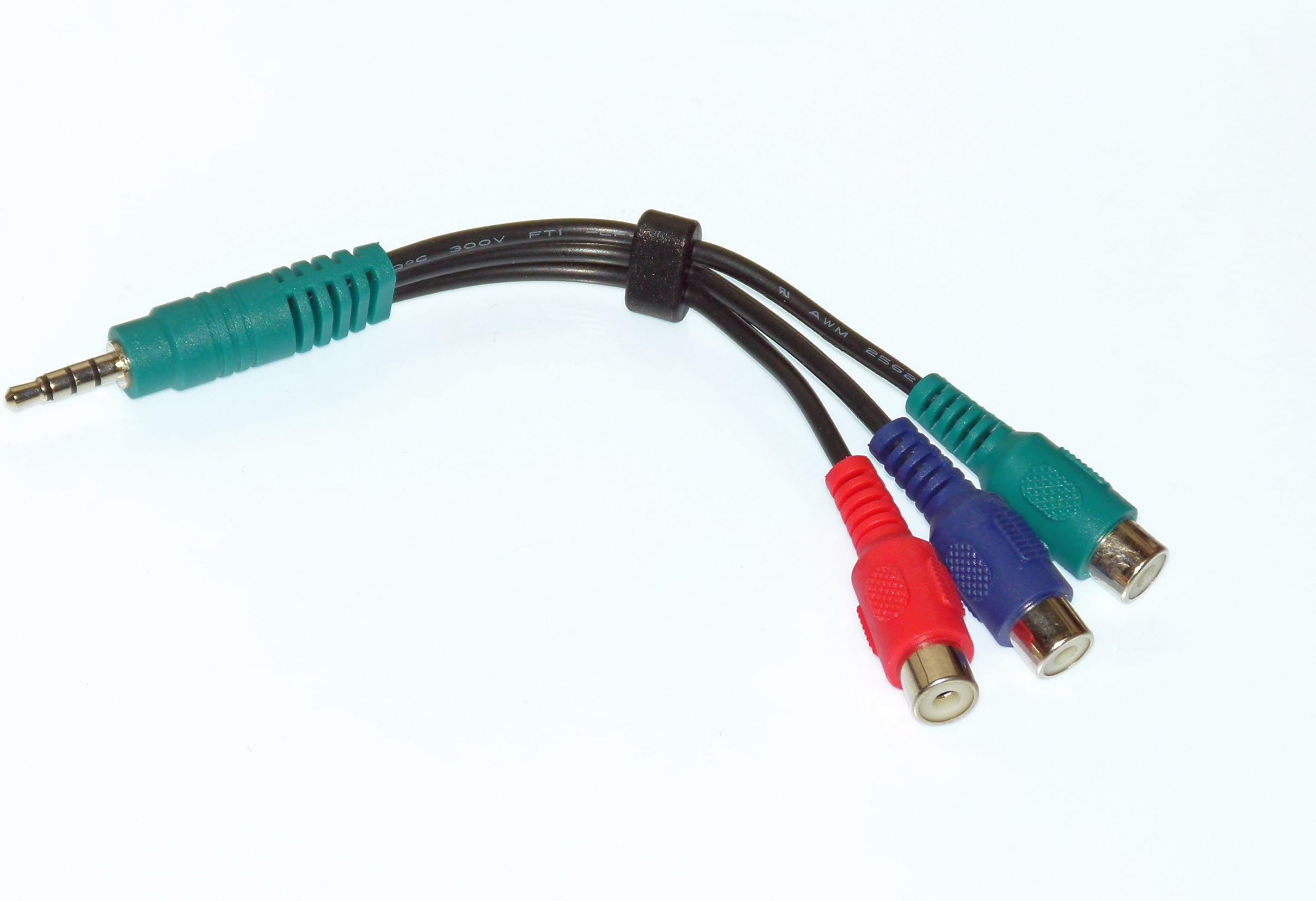 OEM LG Component Audio Video Cable Adapter (A/V) - NOT A Generic! 55LM6400UA, 55LM6400-UA, 55LM6700, 55LM6700UA, 55LM6700-UA, 55LM7600