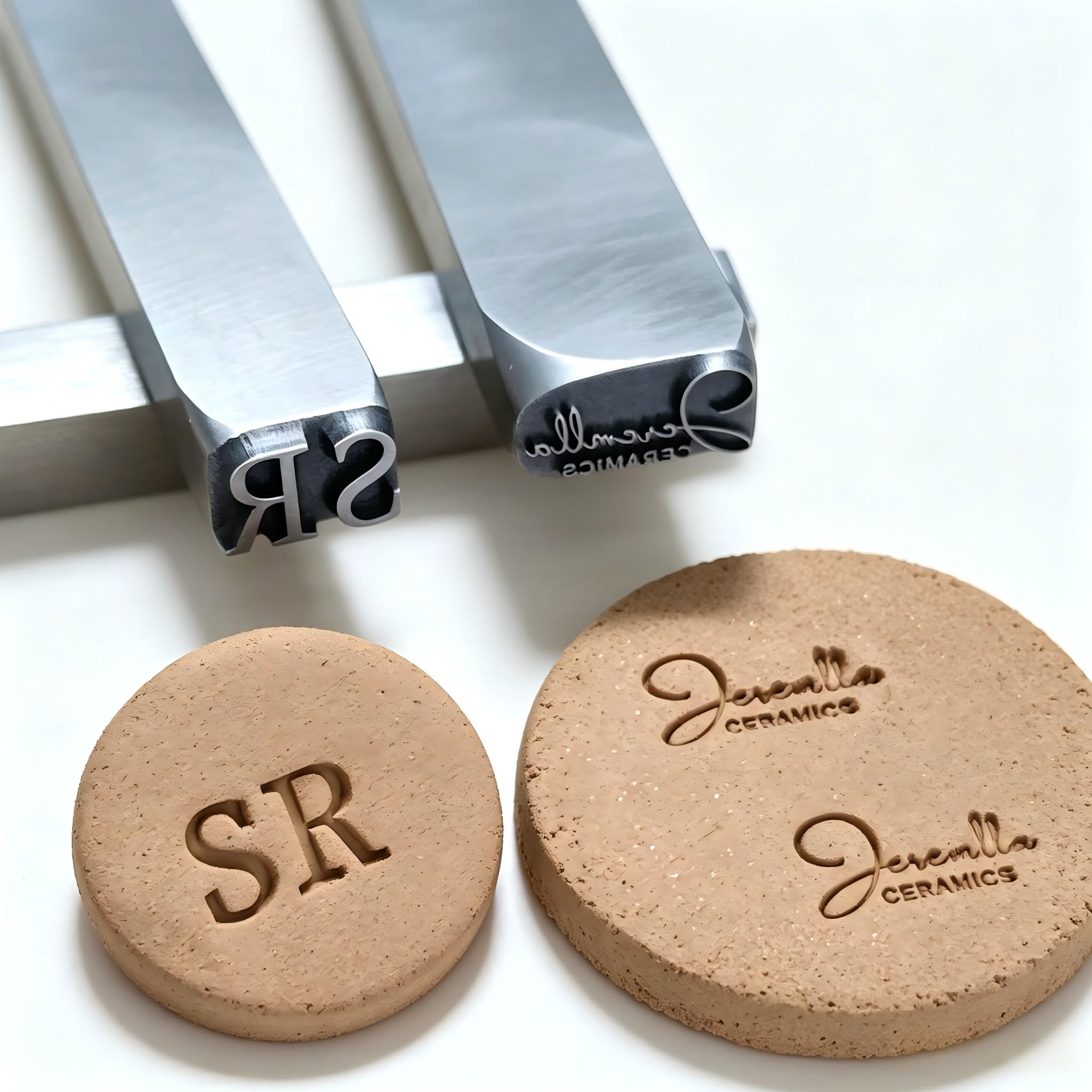Custom Clay Stamp,with Your Logo or Sign,HandCrafter Potters Lovers Gifts