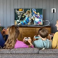 Vista 7 de Boreguse Switch Dock para Nintendo Switch DockNintendo Switch OLED Dock, 1.8M6FT Switch HDMI para Nintendo SwitchSwitch OLED, adaptador de TV tipo C