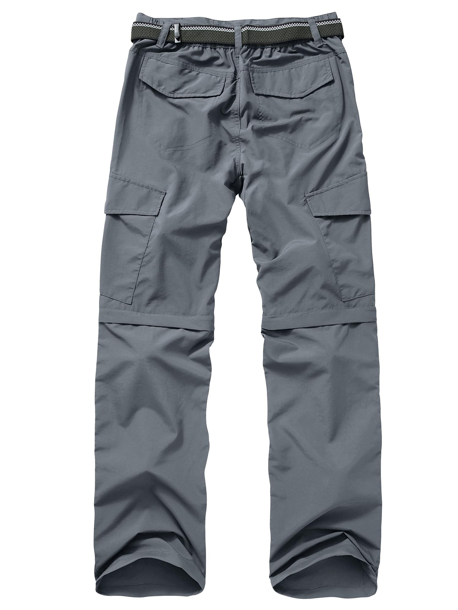 Herren-Wanderhose, wandelbar, wasserdicht, schnell trocknend, mit Reißverschluss, leicht, für Reisen, Angeln, Pfadfinder