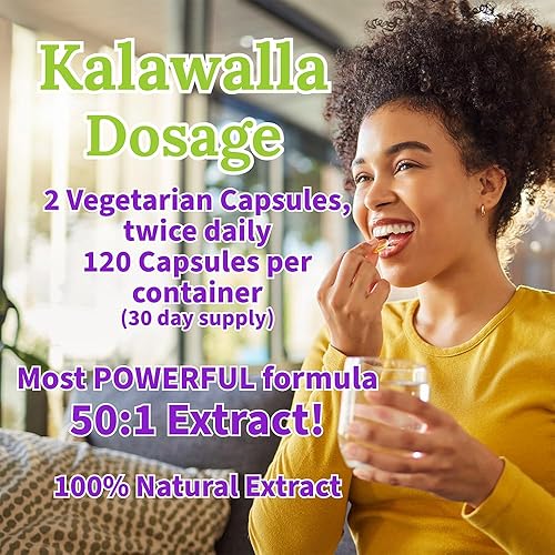 Miniatura 8 de (Calaguala) con Polypodium Leucotomos para el apoyo del sistema inmunológico, extracto 501 de mayor potencia 400 mg (120 cápsulas vegetales)