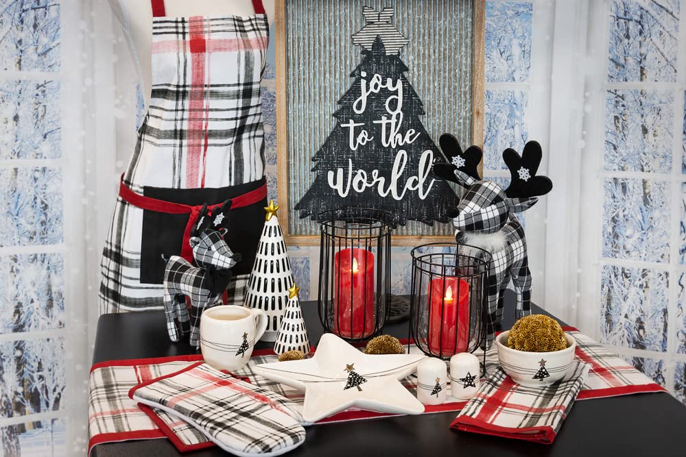 Weihnachts Salz- & Pfefferstreuer Set | Keramik, 8,9 Cm | Weihnachtsmann & Stiefel Design