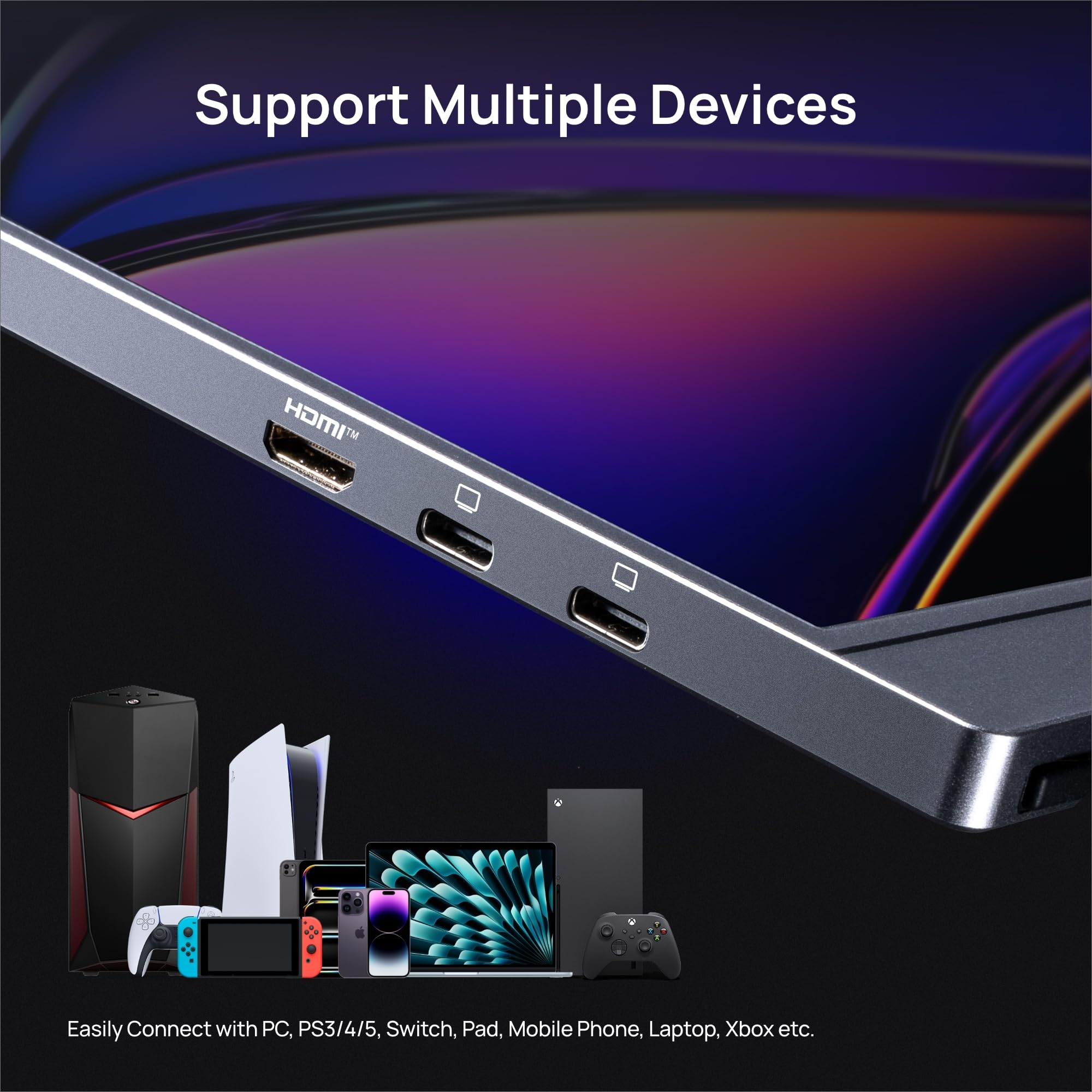 Amazon.co.jp: ARZOPA 16.1インチ モバイルモニター グレー 144Hz