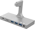 SABRENT iMac USB C Hub, USB Adaptateur avec adaptateur d'alimentation, 4K HDMI, 3.2x1 Port + 3 USB 3.2, SD Micro SD Lecteur de cartes, 3.5mm Jack, station d'accueil conçue pour iMac (2017 & UP) (HB-SIMC)