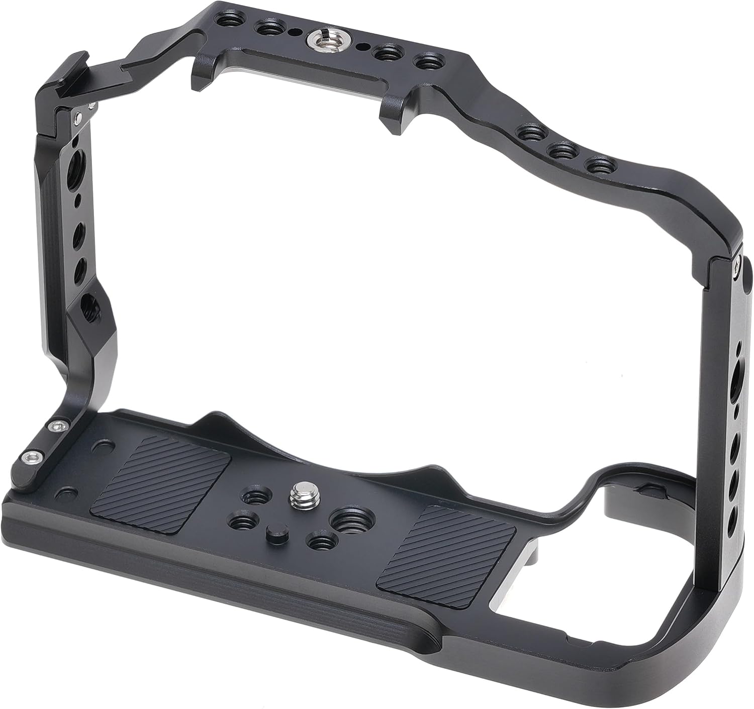 FocusFoto Camera Cage for Nikon Z6 III Mirrorless Camera, Aluminium Z6III Cage with Nato Rail, Cold Shoe, 1/4"-20 Screw Mount, 3/8"-16 Locating Holes for Arri Grip, Quick Release Plate for Arca Tripod