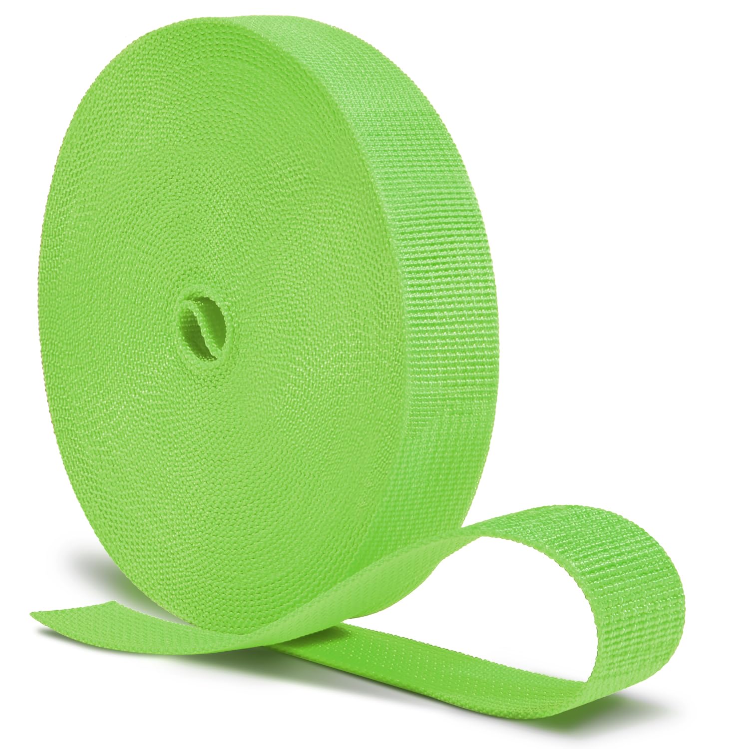 CooBigo 12 Yards Webbing 3/4" &amp; 1" &amp; 1.5" &amp; 2" Polypropylene Webbing Strap 3/4 Inch 1 Inch 1.5 Inch 2 Inch Wide Webbing Strapping for Bags/Lawn Chair/Pool Solar Cover DIY Crafting