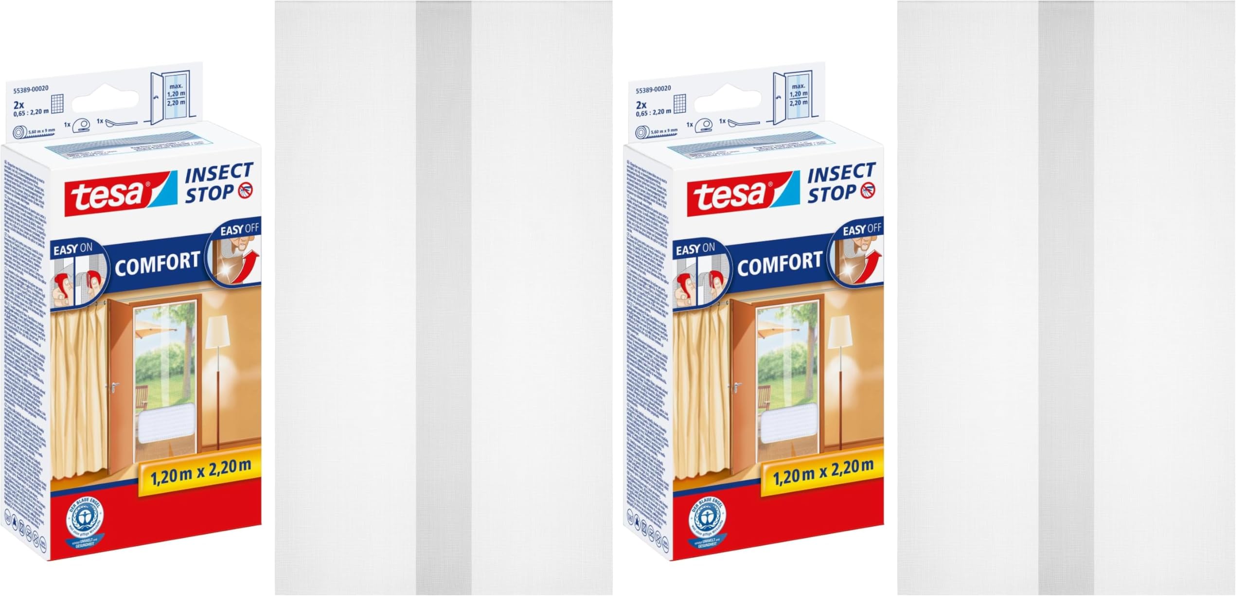 Moustiquaire pour porte Tesa solution anti-insecte locataire sans trou