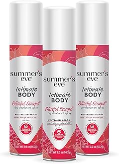 Blissful Escape Daily Refreshing Feminine Spray, 2 oz, 3 Pack