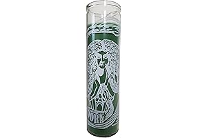 Santa Marta Dominadora Green Pillar Candle