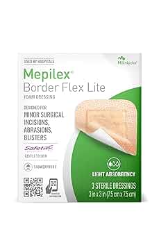 Mepilex Lite 医療用ドレッシング 15x15cm×25枚 Mepilex Lite 医療用ドレッシング 15x15cm×25枚