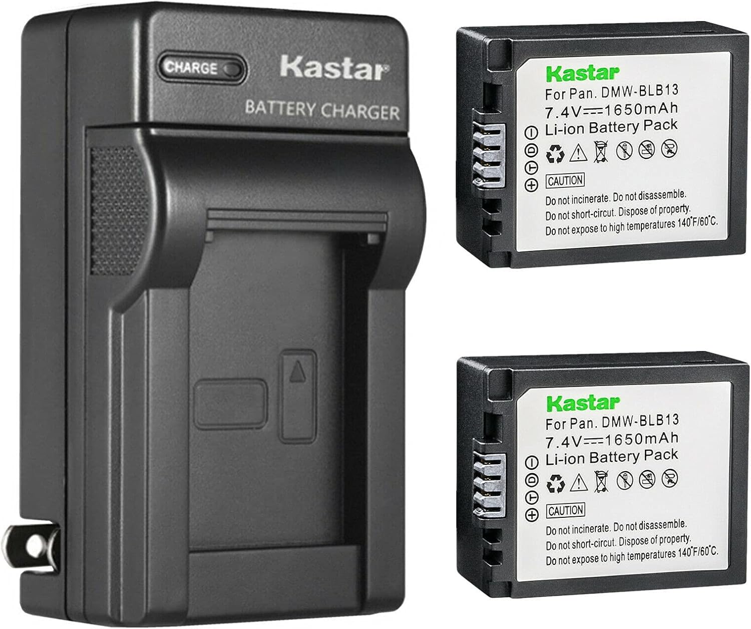 Kastar 2-Pack Battery and AC Wall Charger Replacement for Panasonic Lumix DMC-G2 DMC-G2A DMC-G2R DMC-G2K DMC-G2KGK DMC-G2W, Lumix DMC-G10 DMC-G10K DMC-G10W, Lumix DMC-GF1 DMC-GF1C DMC-GF1CGK DMC-GF1K
