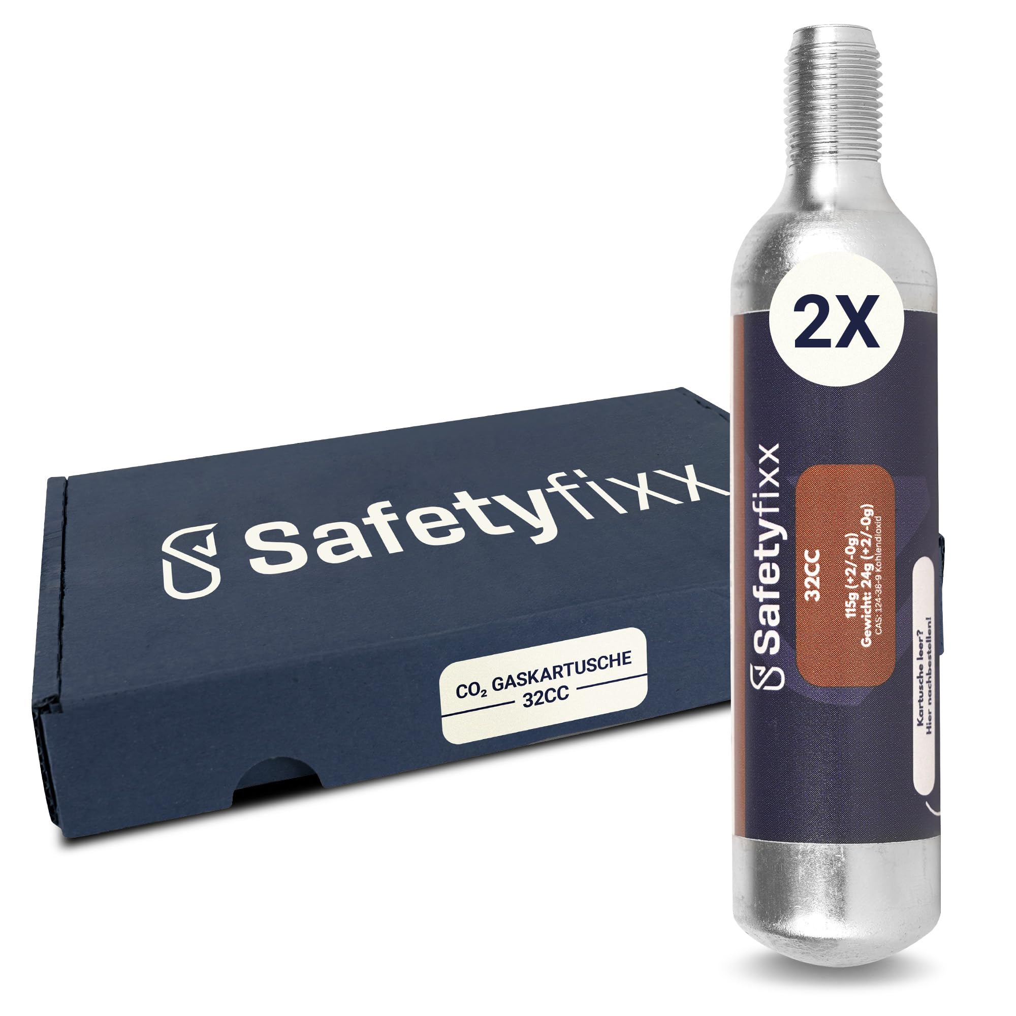 CO2 Gaskartusche 21CC-100CC Ersatzkartusche
