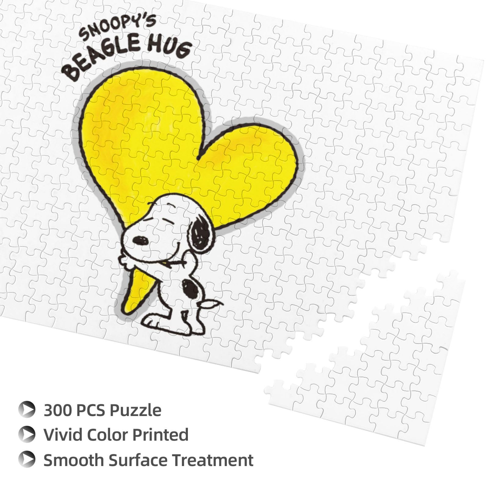 Amazon | スヌーピー ハート 300ピース ジグソーパズル 子供ジグソー