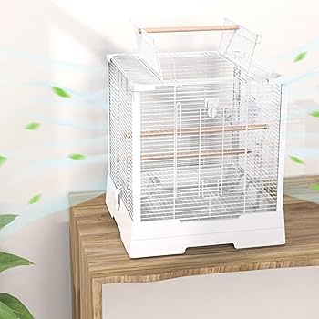 Amazon | 鳥かご インコ ユニバーサルホイール*脱走防止ドア