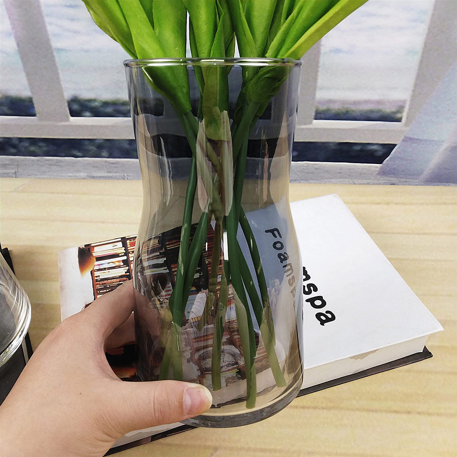 Hey_you Clear Glass Vase - Image 2