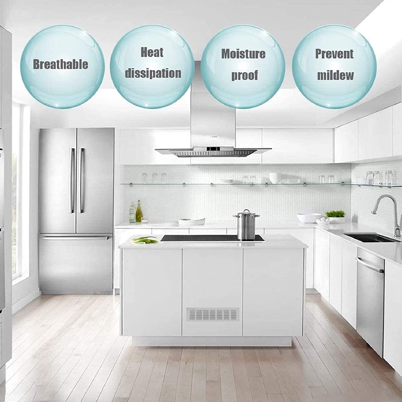 aqxreight Griglia a Feritoie, Flusso D'aria 600x80 Mm Piastre di Ventilazione Persiane Griglia a Feritoie in Lega di Alluminio per Armadi