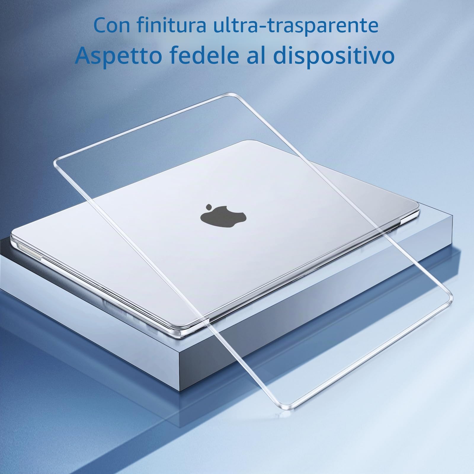 MOSISO Custodia Compatibile MacBook Neo 13 pollici Cover Modello A3404 2026 Chip A18 Pro Case Rigida Antigraffio Cristallino