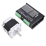 WALFRONT 2 Phase Hybrid Stepper Motor Driver Kit Nema23 Closed Loop 23HS5628 Stepper Motor 126N.cm 2.8A 56mm