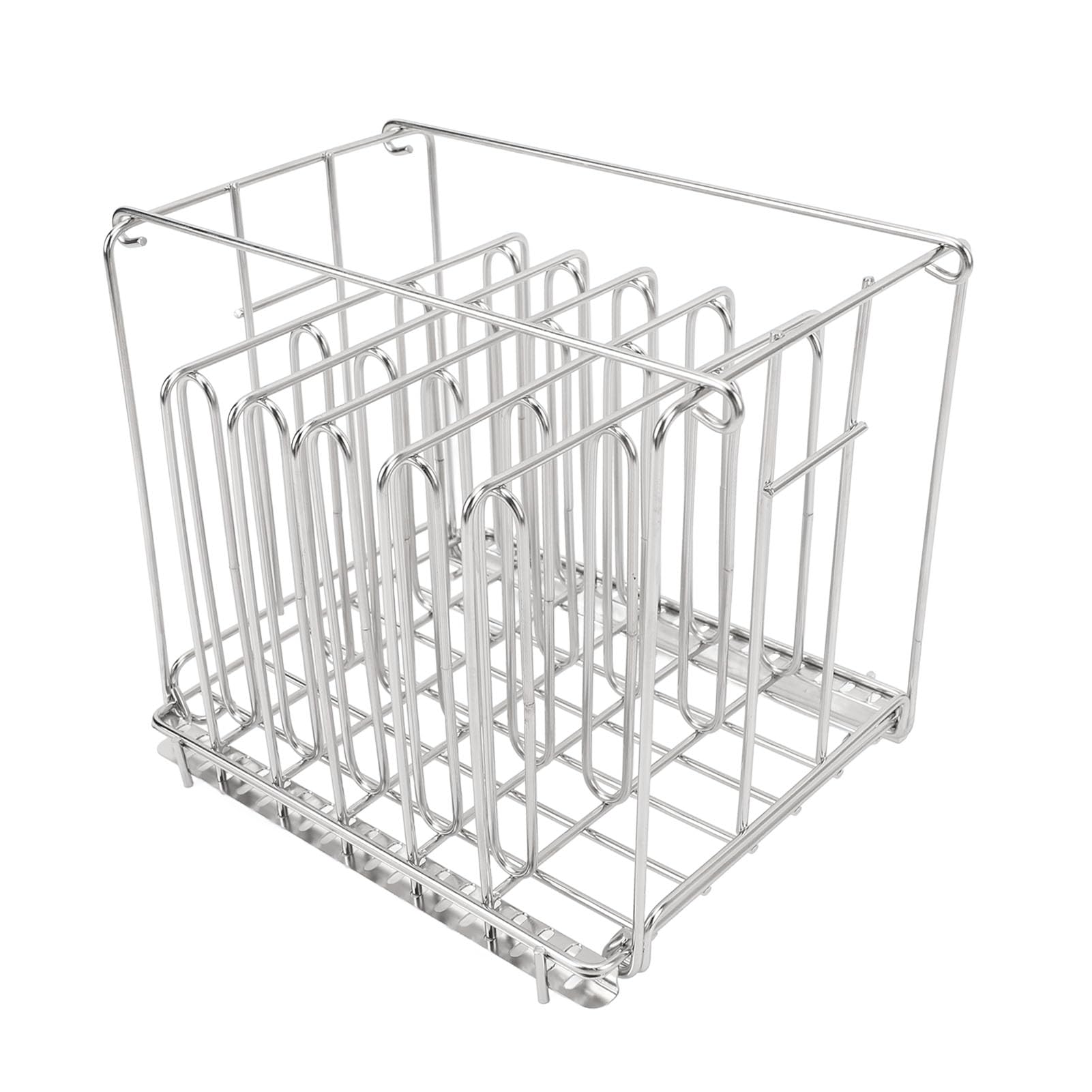 Slow Cooker Rack Low Temperature Cooker Divider Rack, Folding Large Capacity Slow Cooker Separator Rack for Kitchen, Stainless Steel Slow Cooker Divider Rack 7.5x6.7x7.3in