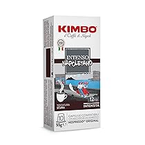 Kimbo Espresso Intenso – 100 Capsule Compatibili con Nespresso Original | 10 Confezioni da 10 | Tostatura Scura | Intensità 12, 13 | Note di Cannella e Cioccolato*