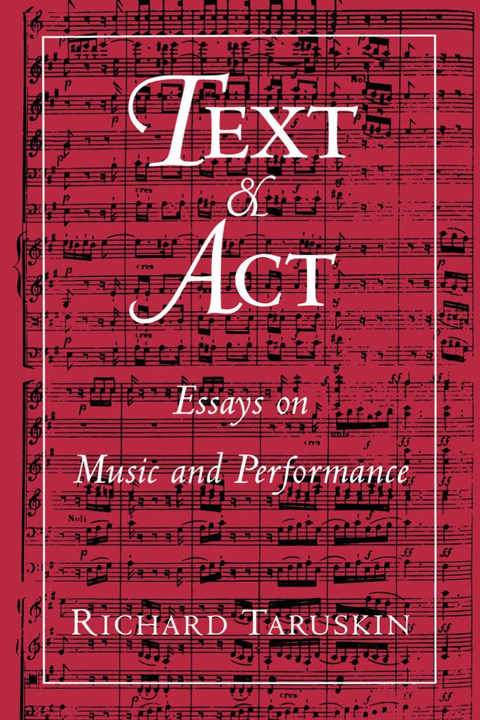 Essays on Music and Performance analyser les textes musicaux avec pertinence