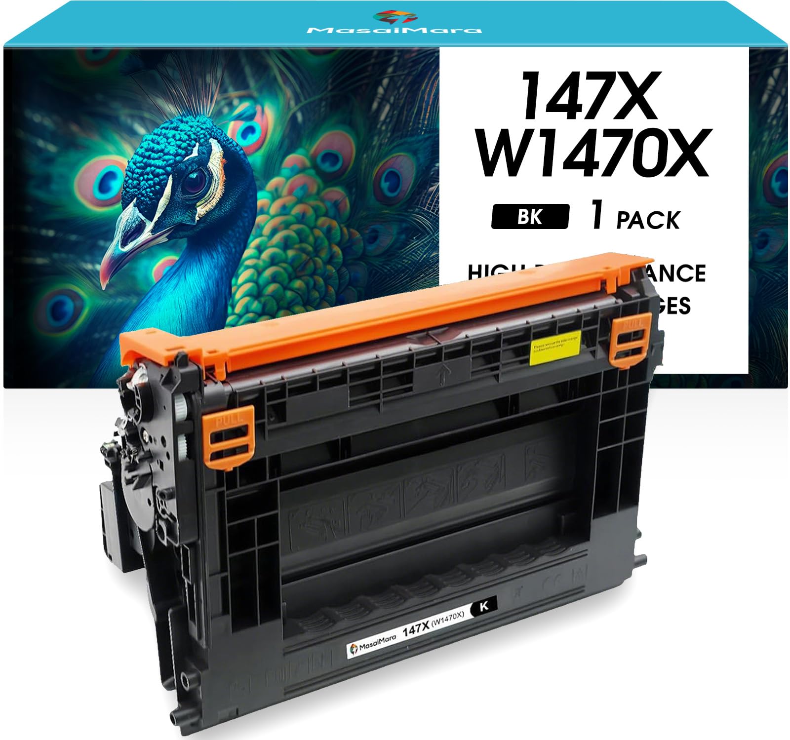 Photo 1 of MasaiMara 147X W1470X Black Compatible Toner Cartridge