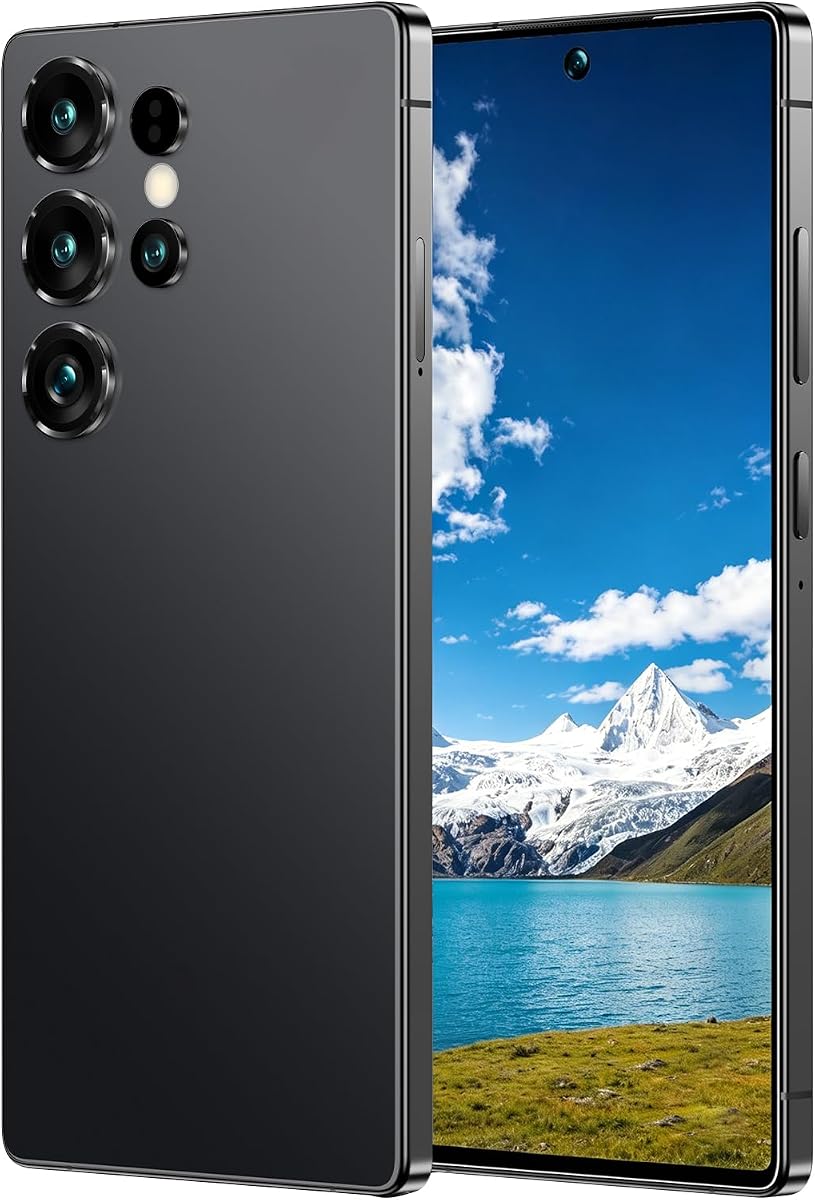 Smartphone 4G Libre, Pantalla HD+ de 6.6", 4GB+32GB Ampliable a 256GB, Android 12.0, Cámara Trasera de 21MP, Batería de Larga Duración, Desbloqueo Facial, WiFi,GPS, Teléfono Móvil OTG 4G (Negro)