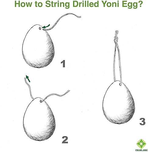 Miniatura 8 de Huevo Yoni de cuarzo rosa, perforado, mediano, con certificado e instrucciones, piedra rosa del amor, para mujeres para fortalecer los músculos del