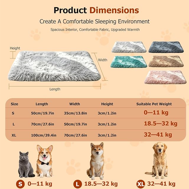 Foto 3 de 7 de PETCUTE Cama Ortopédica para Perros y Gatos, Extra Grande para Razas Grandes, Medianas y Pequeñas, Lavable