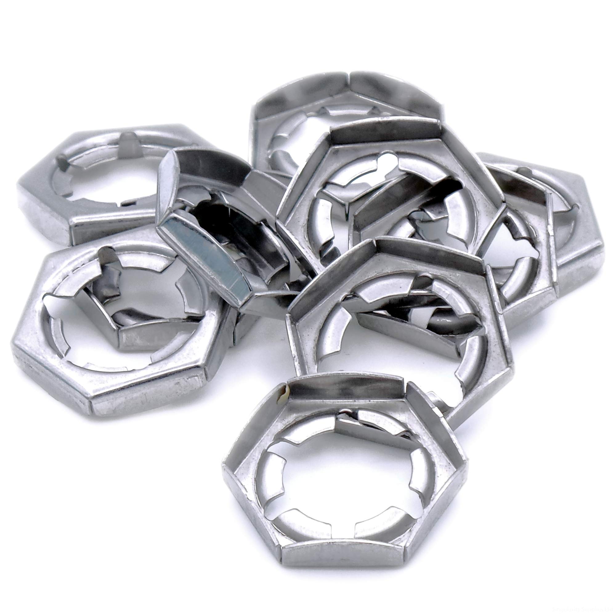Singularity Supplies M12 (12Mm) Counter Nuts - Stainless Steel (A2) (Pack Of 20)