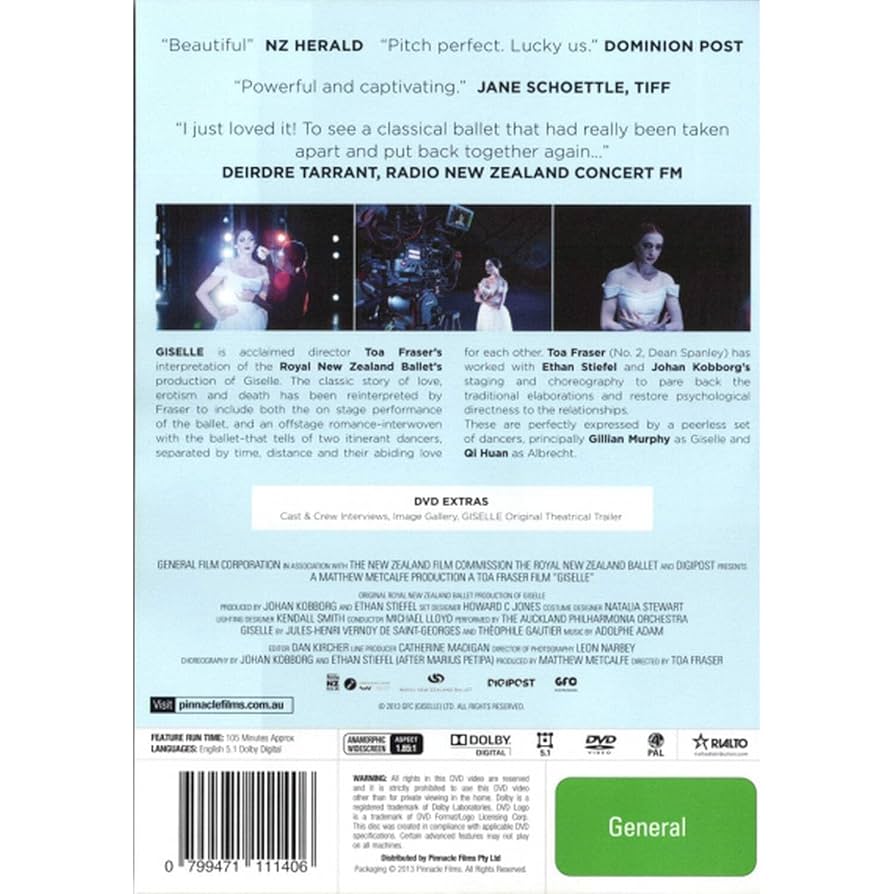 その他 GISELLE [DVD] Amazon.com: Giselle The Movie | NON-USA Format | Region 4