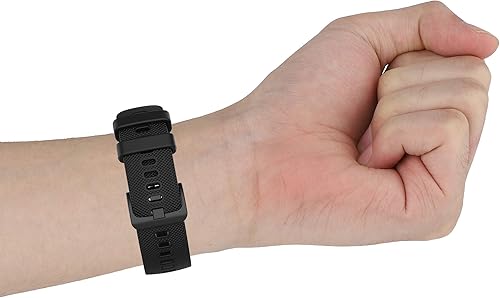 Miniatura 7 de Paquete de 6 correas de reloj inteligente compatibles con Kkloffv de 0.78 pulgadas, repuesto transpirable, ligera, suave, de silicona, resistente al