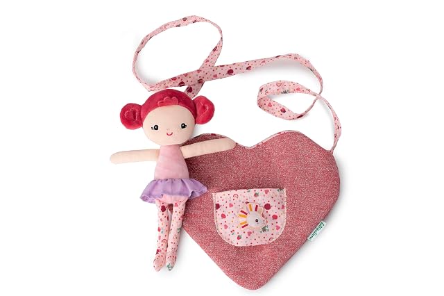 LILLIPUTIENS - Bolso para Niños + Muñeca incluida - Mi Primer Bolso - Forma de Corazón