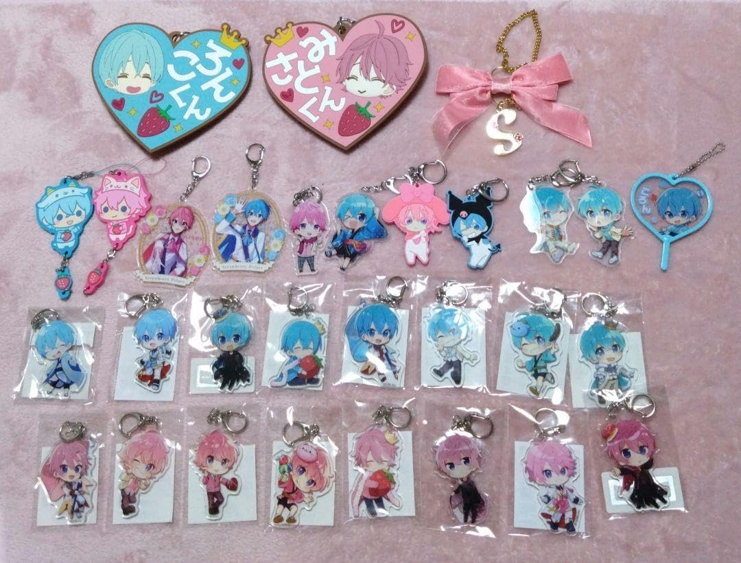 さとみ ころん キーホルダー すとぷりグッズ ころんくん さとみくん 缶 さとみ ころん キーホルダー すとぷりグッズ ころんくん さとみくん 缶