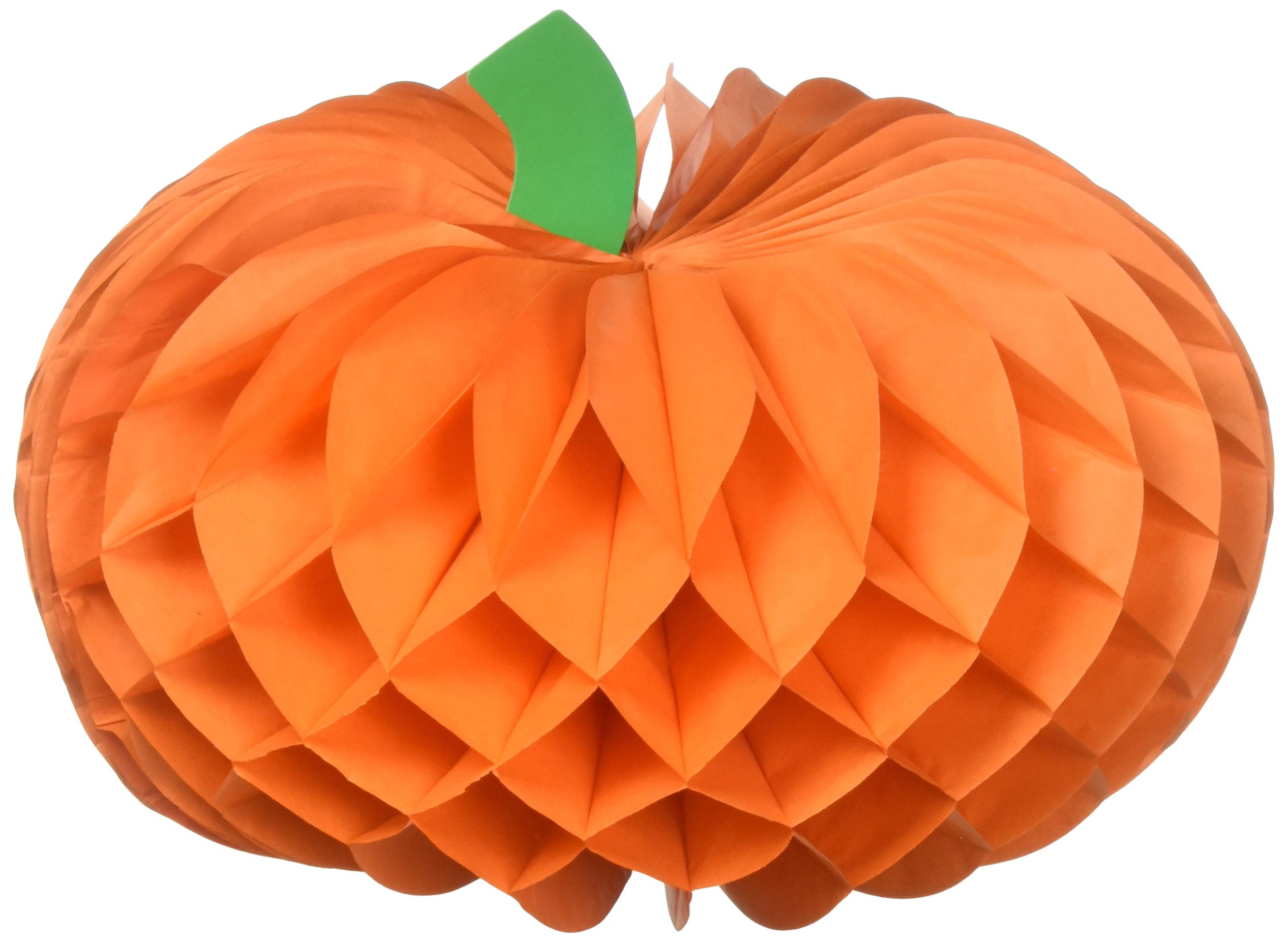Creative Converting 12" Pumpkin Honeycomb Centerpiece Party Supplies, Multicolor