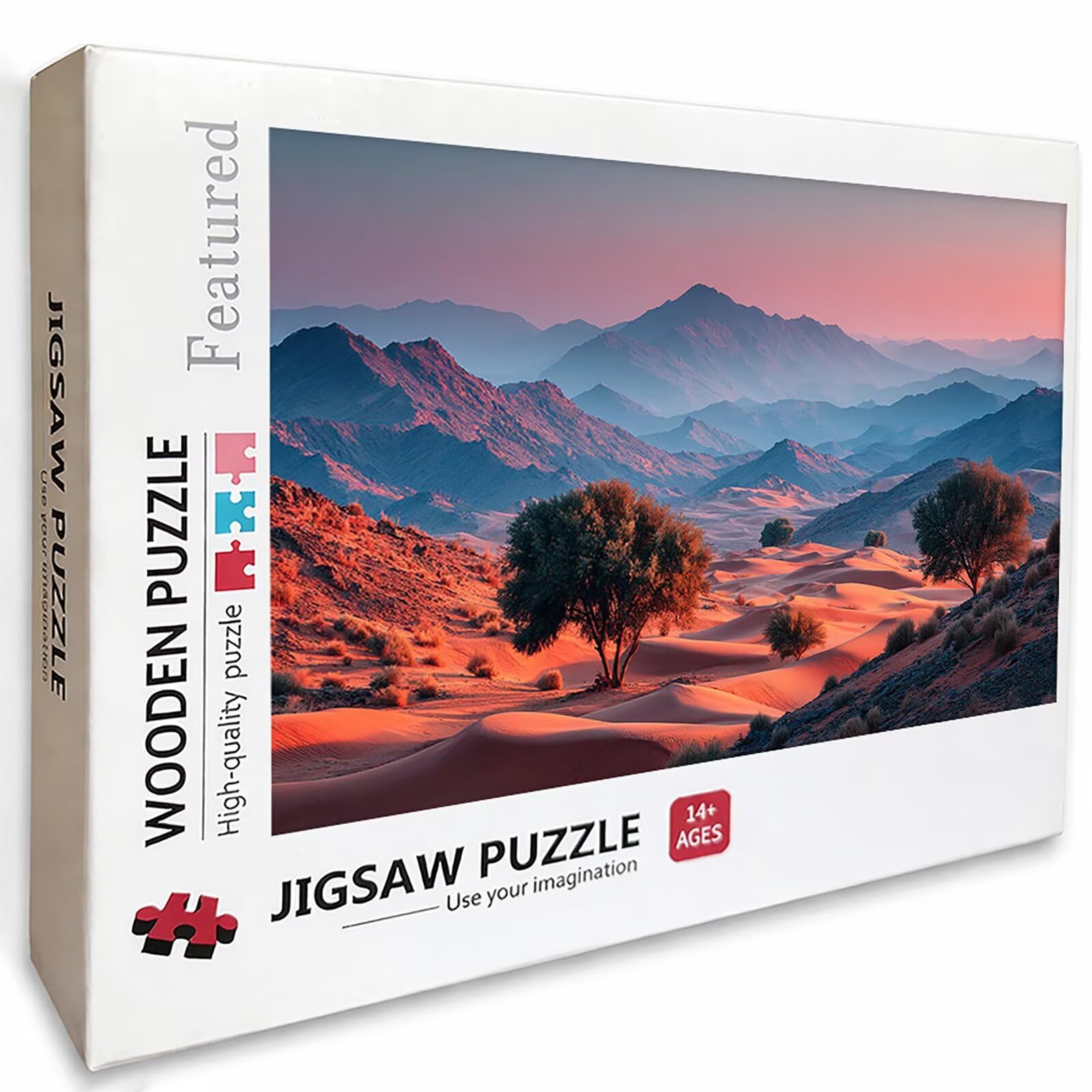 WüSte Puzzle 6000 Teile für Erwachsene, DIY Holzpuzzle 179x105cm, Holzpuzzle Erwachsene für Die Ganze Familie, Groß Deko Puzzles und Geschenke, Clevere Rätsel, Geschenk für Mädchen, (Berg) 0-5553