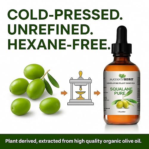Miniatura 4 de Mayan's Secret Aceite facial de escualano Hidratante 100% puro derivado de plantas