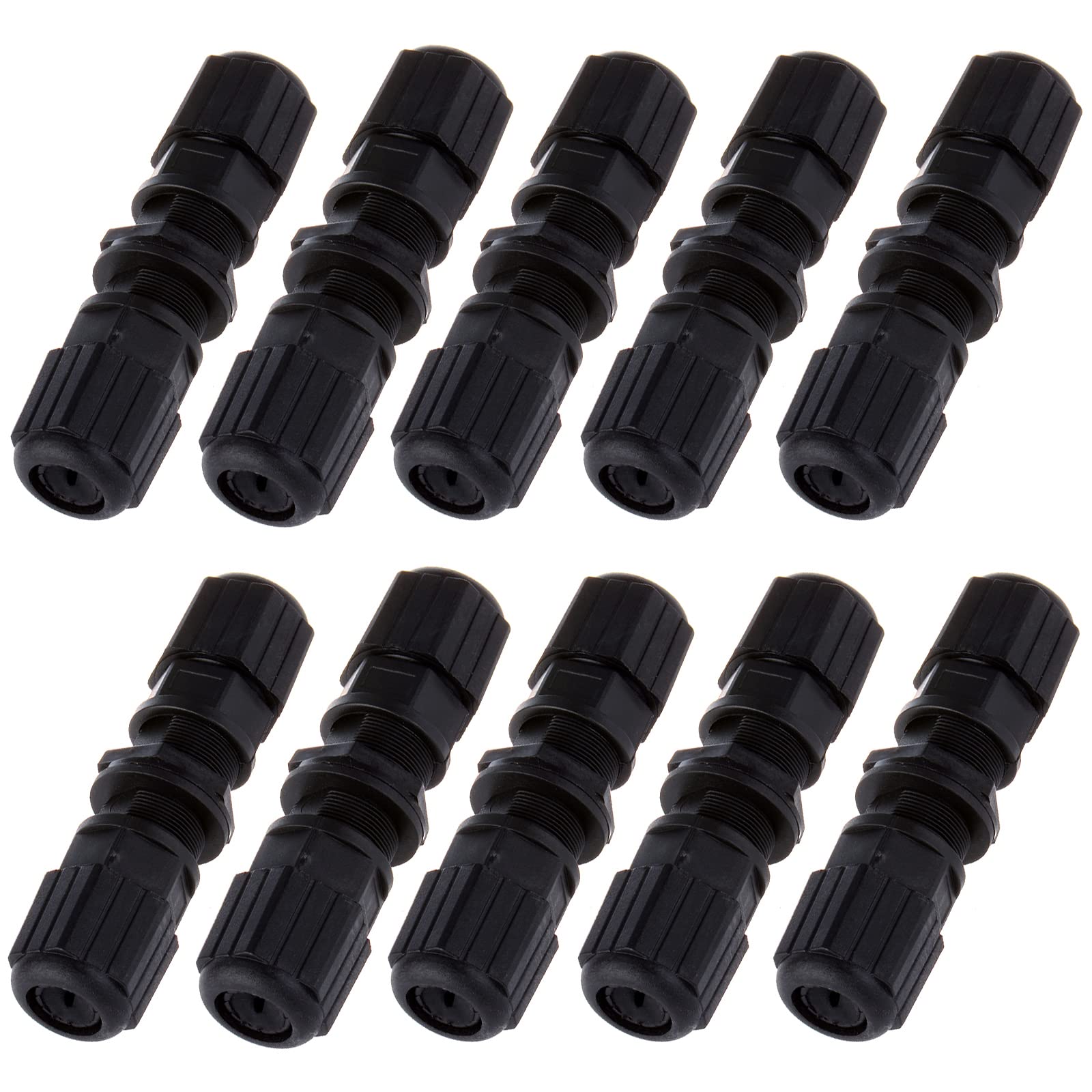 10PCS M20 RJ45 Connettore impermeabile IP67 Cat5/5e 8P8C Ethernet LAN Connettore cavo doppia testa esterna adattatore accoppiatore LAN femmina a femmina
