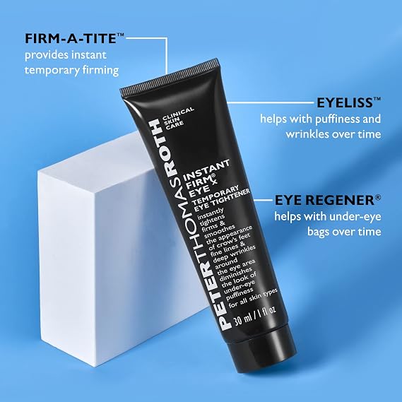 Peter Thomas Roth Instant Firmx Lift & Plump Set - Bestselling Firmx Eye Tightener & Lip Plumper for Instant Lifting , Wrinkle Reduction, Anti-Aging, Firming & Hydrating Treatment
