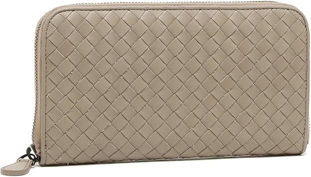 Amazon ボッテガヴェネタ 財布 Bottega Veneta V4651 1524 イントレチャート Intrecciato レディース メンズ 長財布 Fume 並行輸入品 Bottega Veneta ボッテガヴェネタ 財布