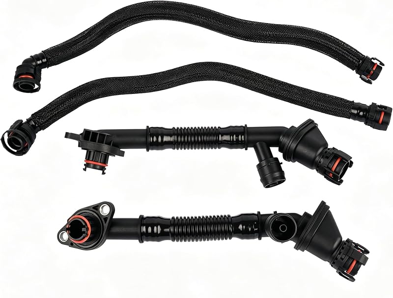 Kit de Mangueiras de Ventilação do Cárter AKWH para BMW N63 4.4L – 4 peças
