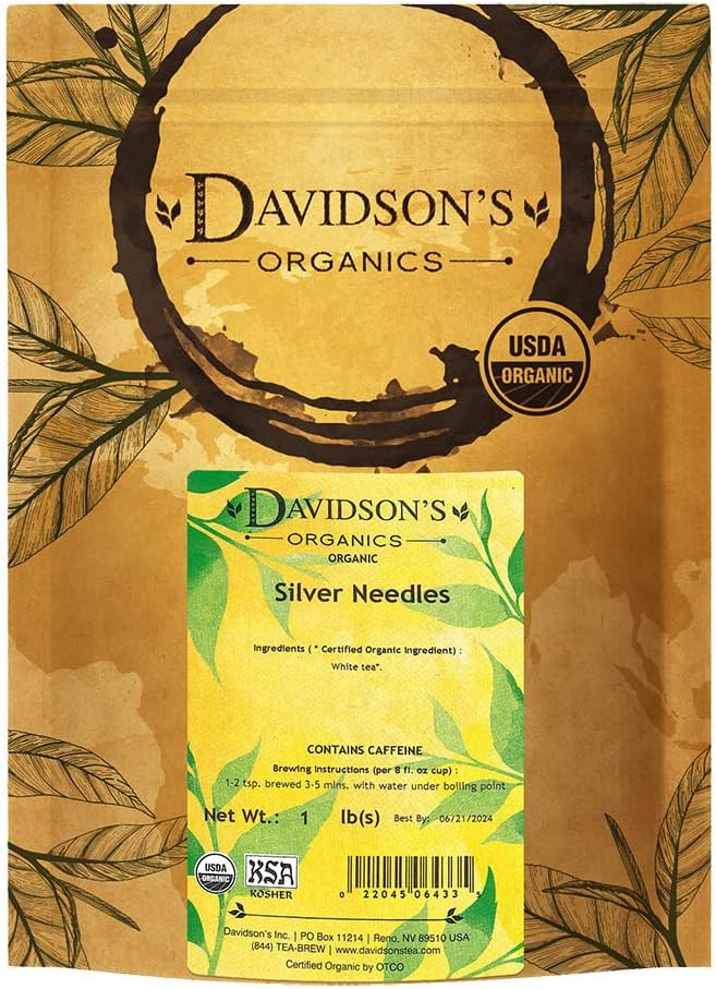 Davidson's Tea Bulk, Silver Needles, 16 Ounce
