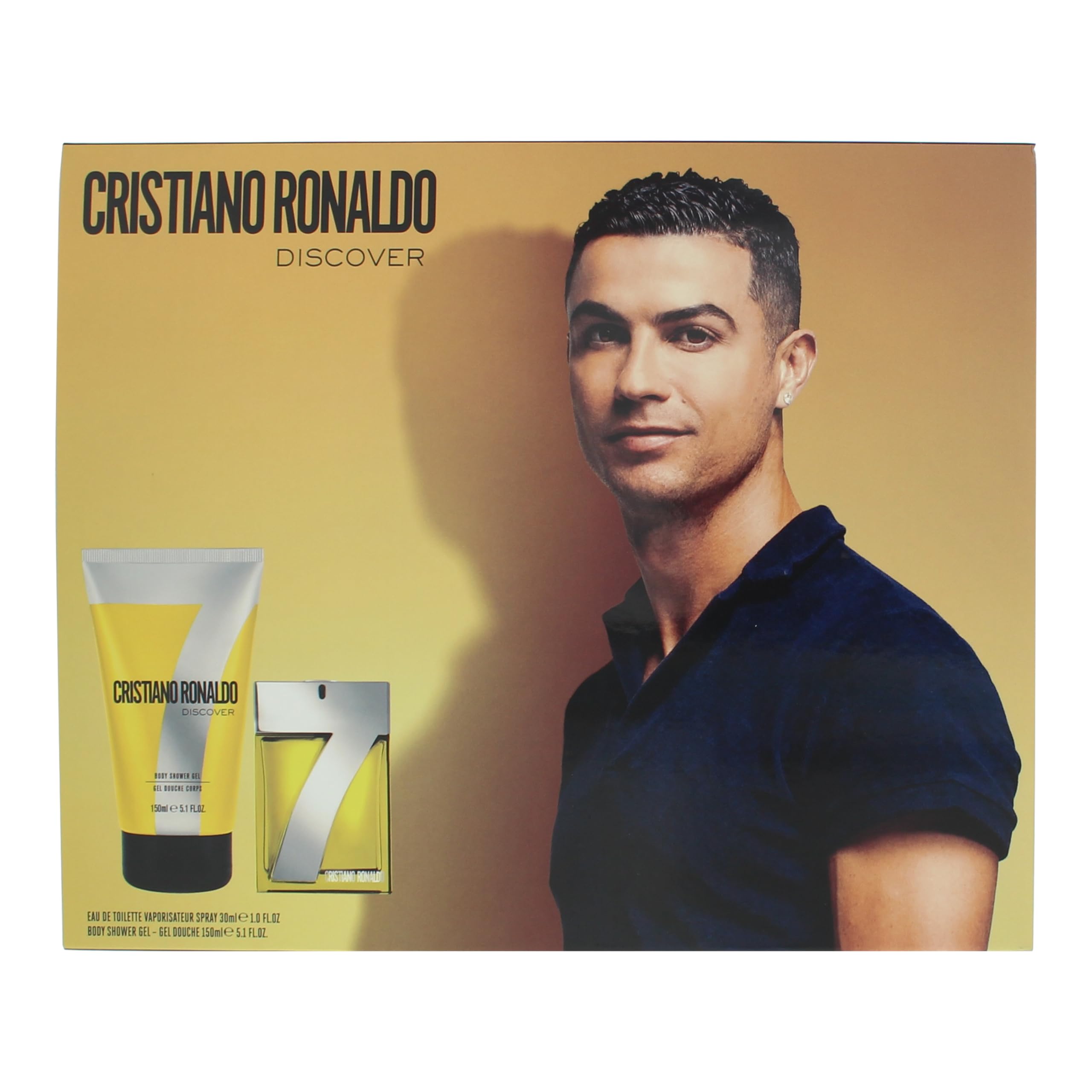 Cristiano Ronaldo CR7 Discover Coffret cadeau Edt + gel douche avec produits assortis 30 ml + 150 ml