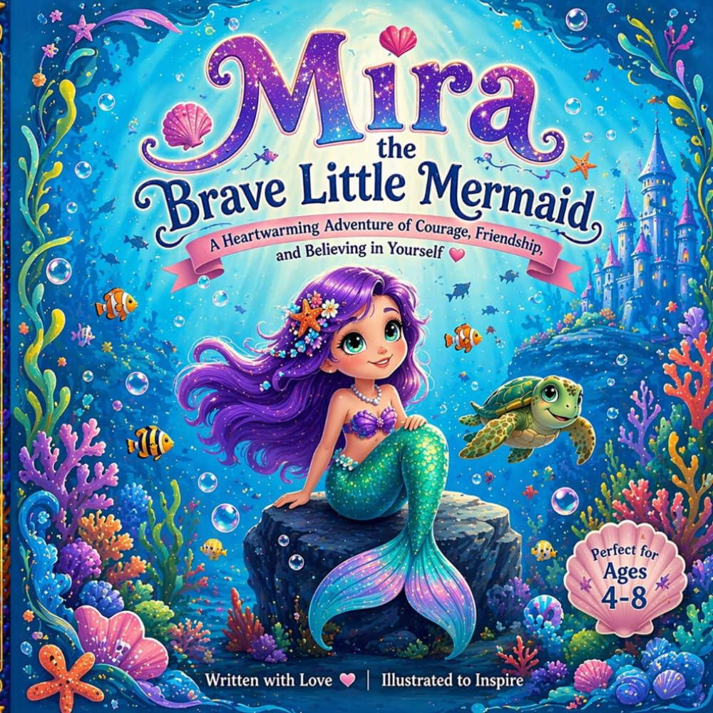 Mira, the Brave Little Mermaid: A Magical Underwater Adventure for Kids